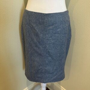 Banana Republic Gray Pencil Skirt Knee-Length Work